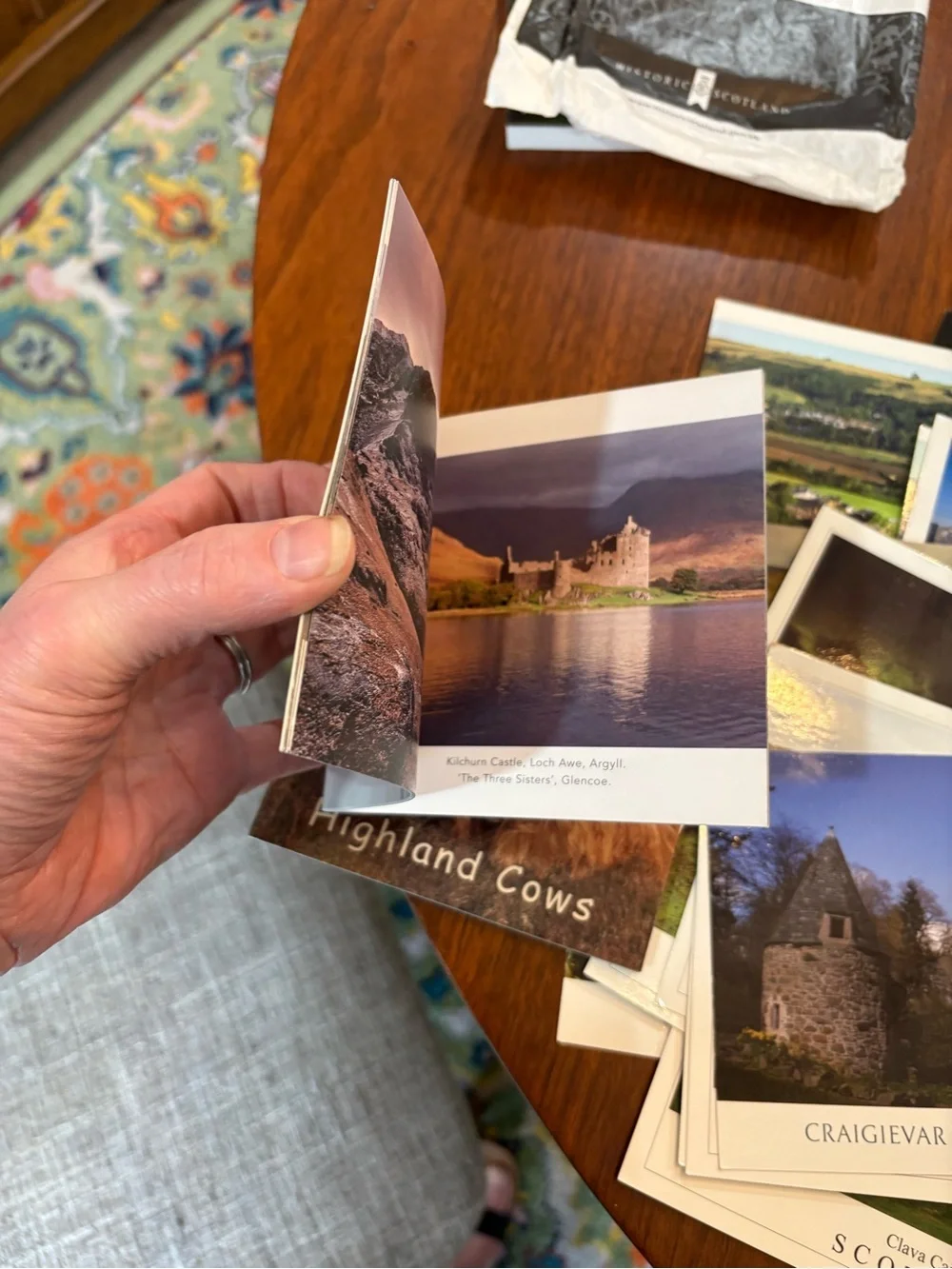 Scotland postcards and books
